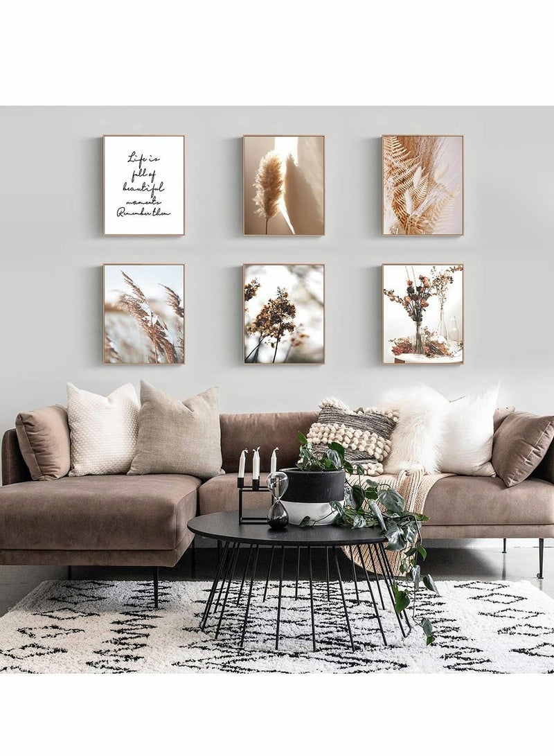 Excefore Travel Wall Art Prints, Set of 6 Ocean View Home Decor Photo Paintings - Image 2