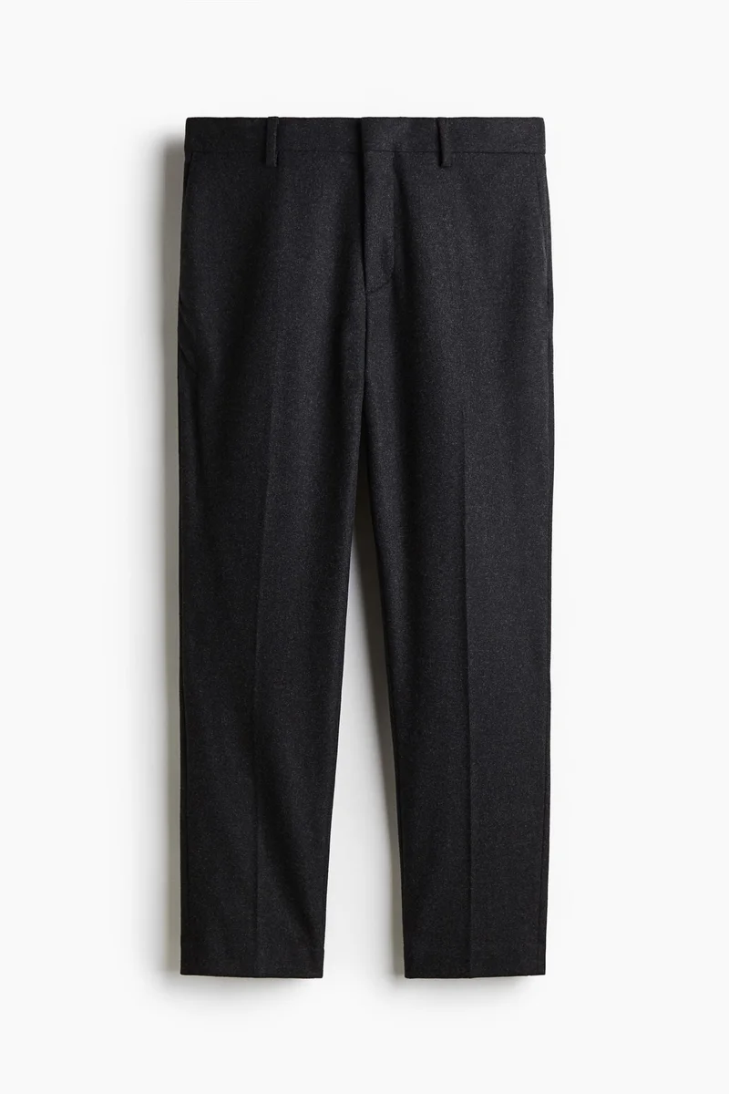 H&M Slim Fit Wool-Blend Trousers