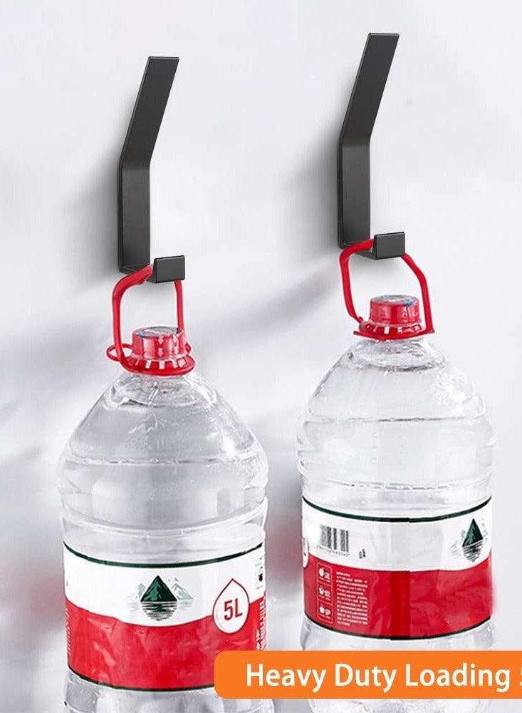 4 Pcs Coat Rack Hooks Wall Mounted, for Hanging Clothes, Coat, Towel, Rope, Keys, Hats, Purse, Screws Invisible Hooks for Kitchen, Door, Cabinet, Bathroom, Foyers, Hallways, and Bedrooms - Image 3