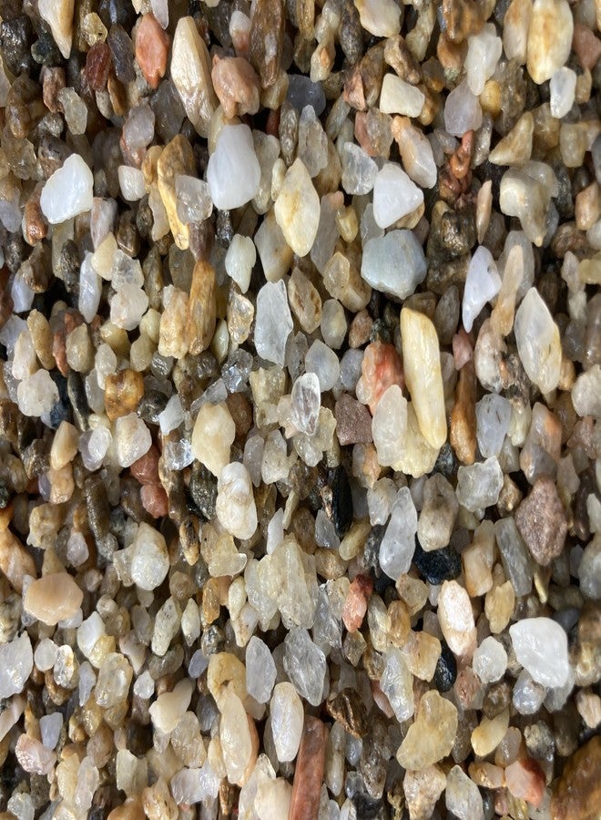 RUKDA Natural River Gravel 0.5-1 cm - Smooth Decorative Pebbles for Aquarium, Aquascaping, Fish Tank, Plant Pots, Garden & Home Décor, Fish & Turtle Safe Substrate (0.9, Kilograms) - Image 1
