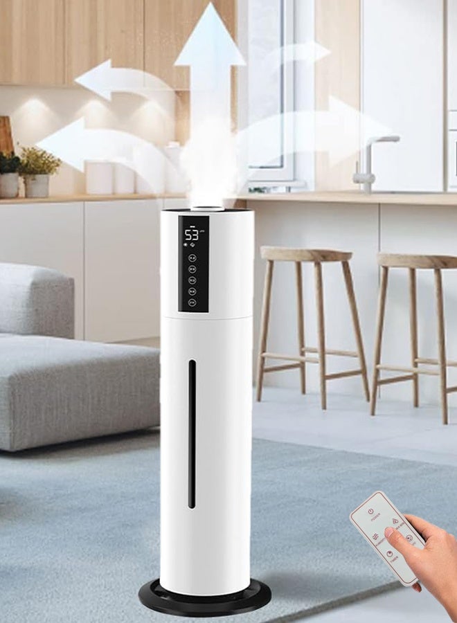 Large Humidifiers for Bedroom Ultrasonic Cool Mist Top Fill Humidifier with 3 Mist Speed and Remote Control Air Humidifier for Large Room 7.5L