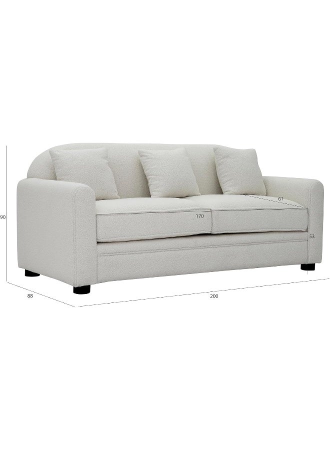 Ripple FURNITURE UAE Homes Modern 3-Seater Sofa, Stylish, Comfortable, Durable - Image 2