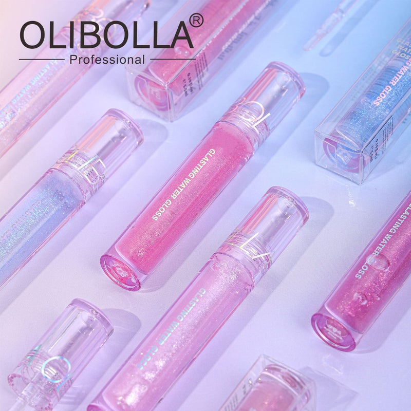 Exclusive 6-Color Water-Glossy Lip Glaze Lip Gloss Moisturizing Non-Stick Cup Lip Gloss Lipstick Pouty Lips - Image 5