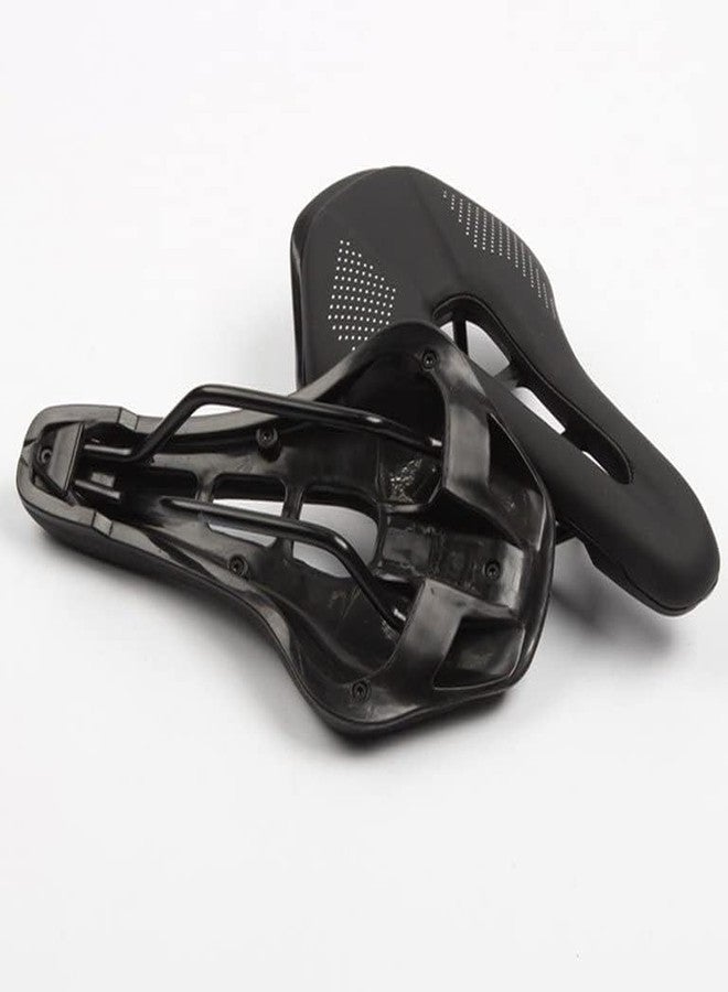 FCCRACING FCC Racing MTB and Road Bike Saddle, PU Leather Surface, Streamlined, Universal, Comfortable, 330g Weight - Image 2