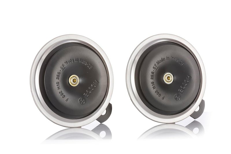 Bosch_Offroader_Horn_Black_Colour_12 V_Set of 2_ For Car, LCV,3-Wheeler,Bike - Image 1