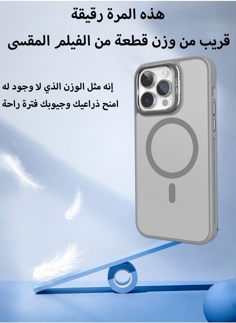 HEROCKX - Magnetic Phone Case for iPhone 16 Pro Max with Upgraded Lens Holder Compatible with MagSafe No.1 Anti-Yellow Technology Shockproof Ultra-Thin (Black) - Image 1