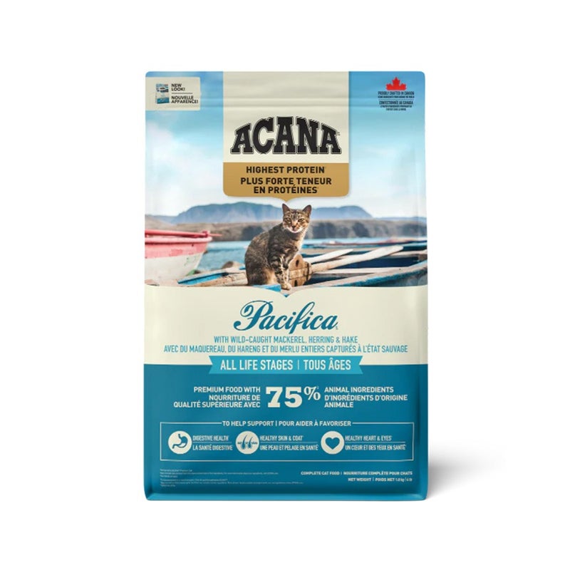 (أسنى) Acana Highest Protein Pacifica Dry Cat Food - 340 g