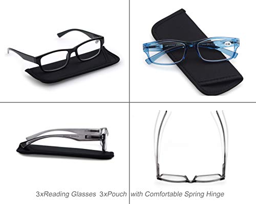 MODFANS Set of Mixed Colors of Reading Glasses 1.25 with Spring Hinges Vintage Quality Comfort for Men and Women - Image 5