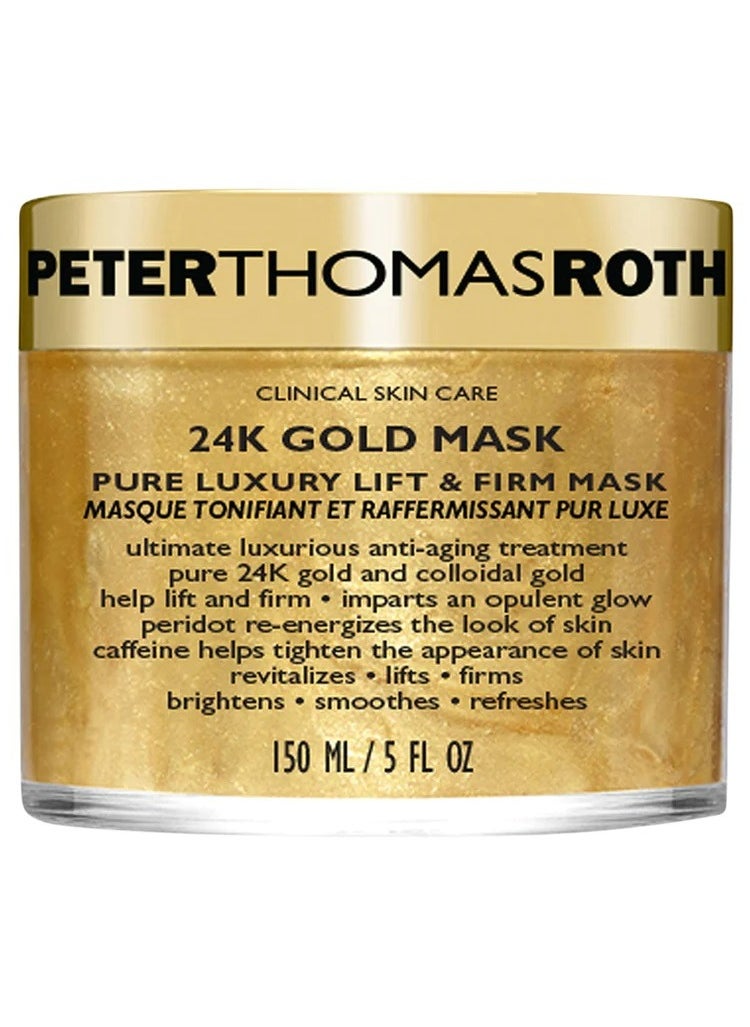 PETER THOMAS ROTH 24K Gold Mask Pure Luxury Lift And Firm, 150 ml 