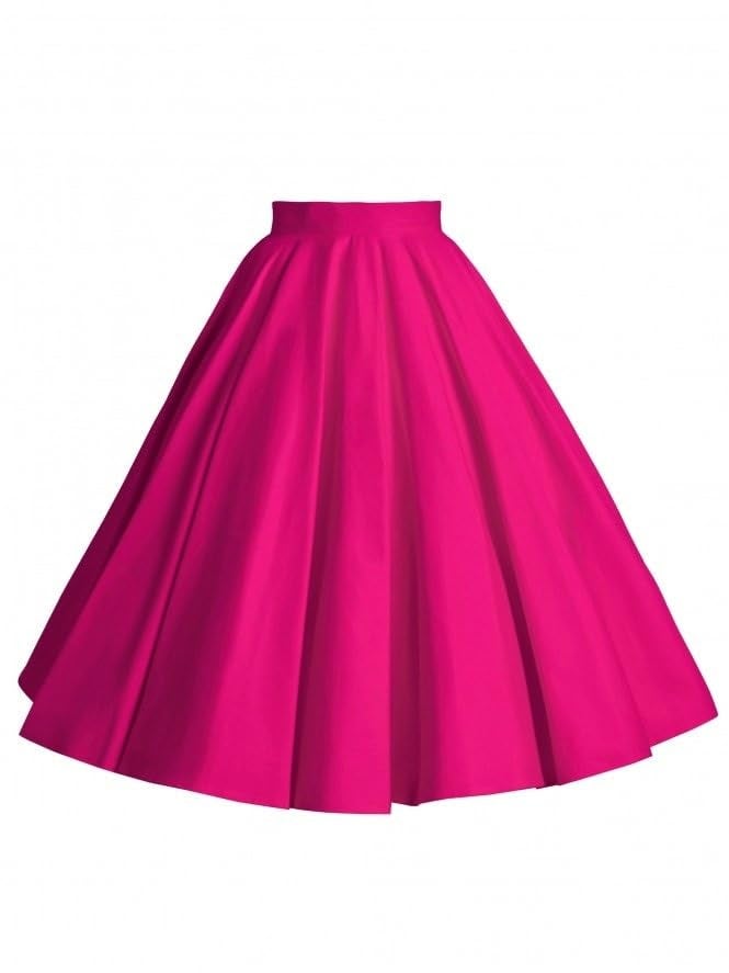 JANAK 'n' Masaaya Silk Fabric Long Skirt 250 (Magenta) - Image 5