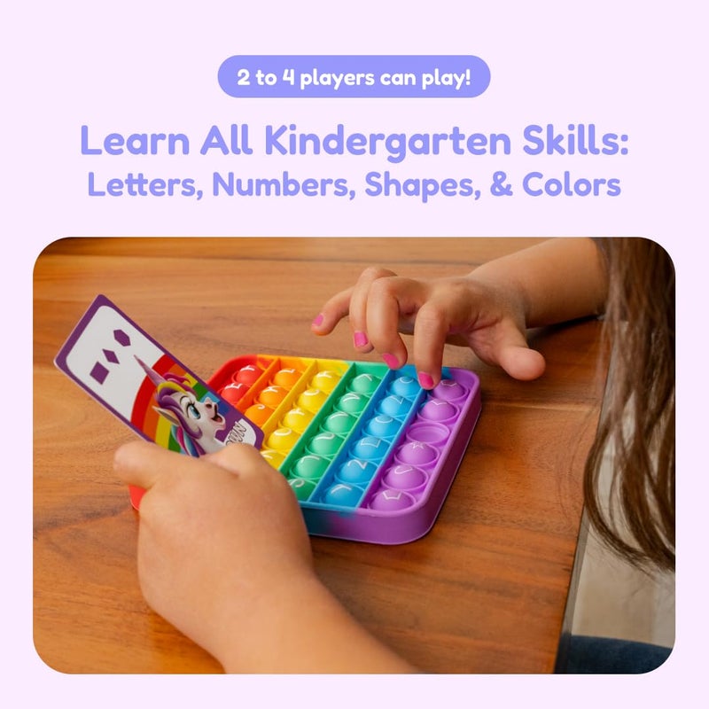 THE FIDGET GAME Unicorns vs Dragons, Fun Educational ABC Toys to Learn Alphabet, Numbers, Shapes & Colors, Interactive Learning Tools for Pre-K & Kindergarten - Image 5