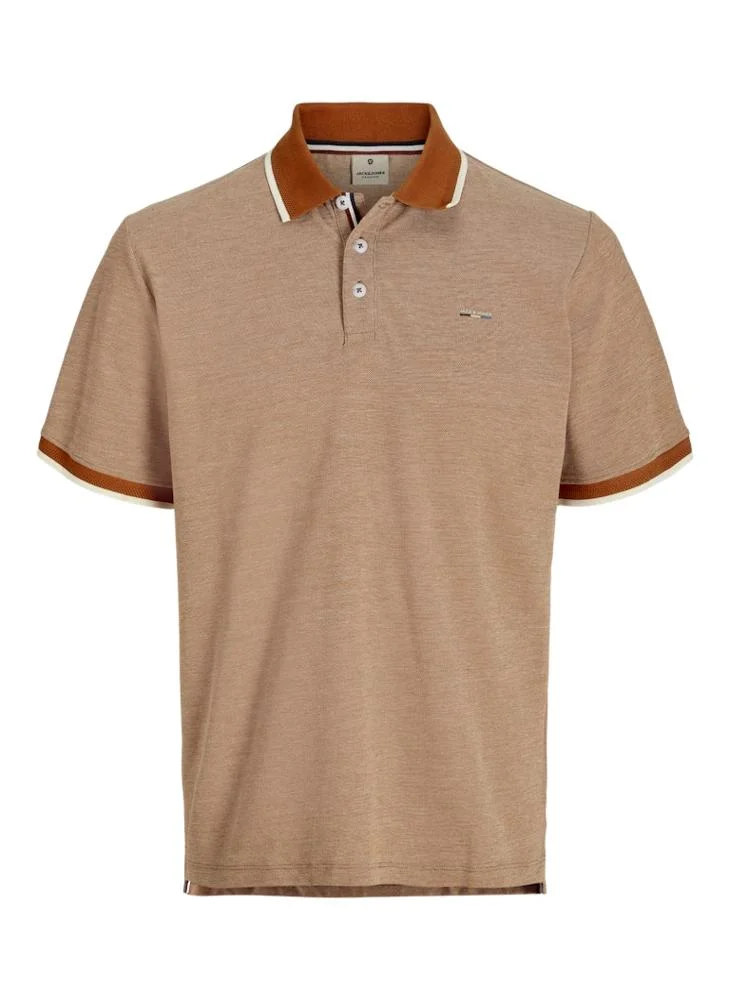 جاك اند جونز Jprblualves Collared Polo Shirt