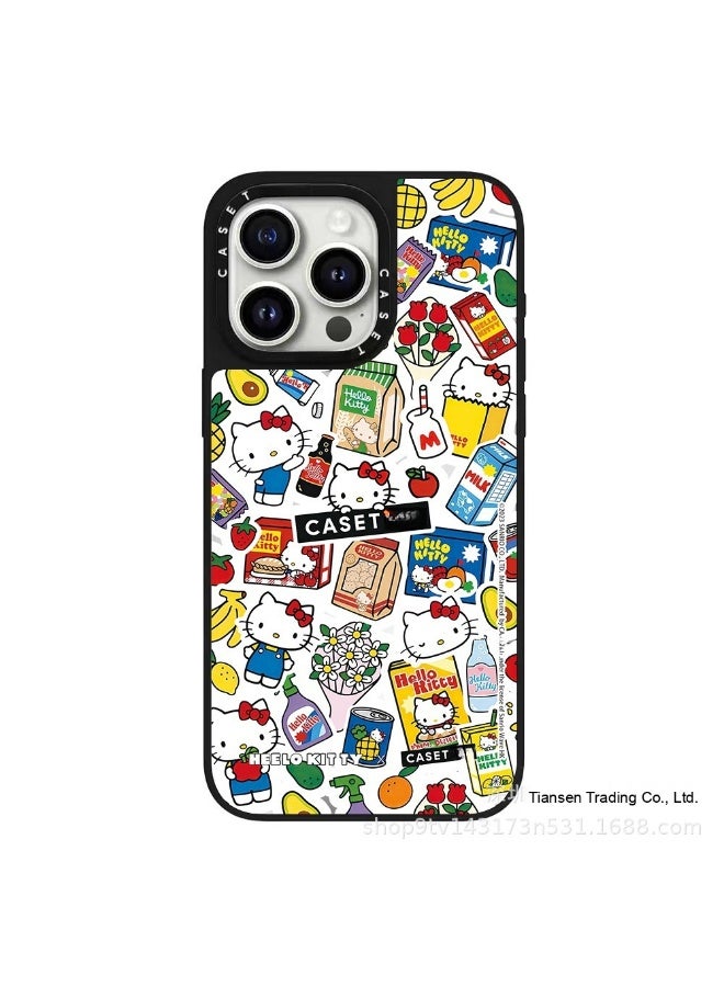 Casetify CASETi x Hello Kitty Stickers Phone Case - Compatible with iPhone 16 Pro/15 Pro Max/13/12