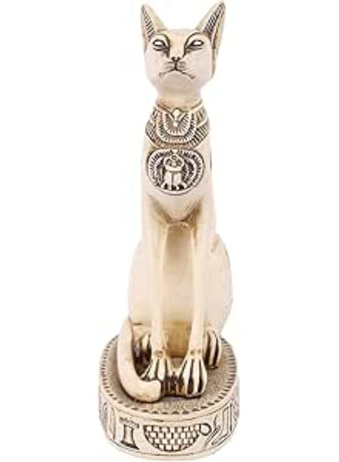 Statue of Egyptian cat bastet Goddess made of polystone , 2725615569817