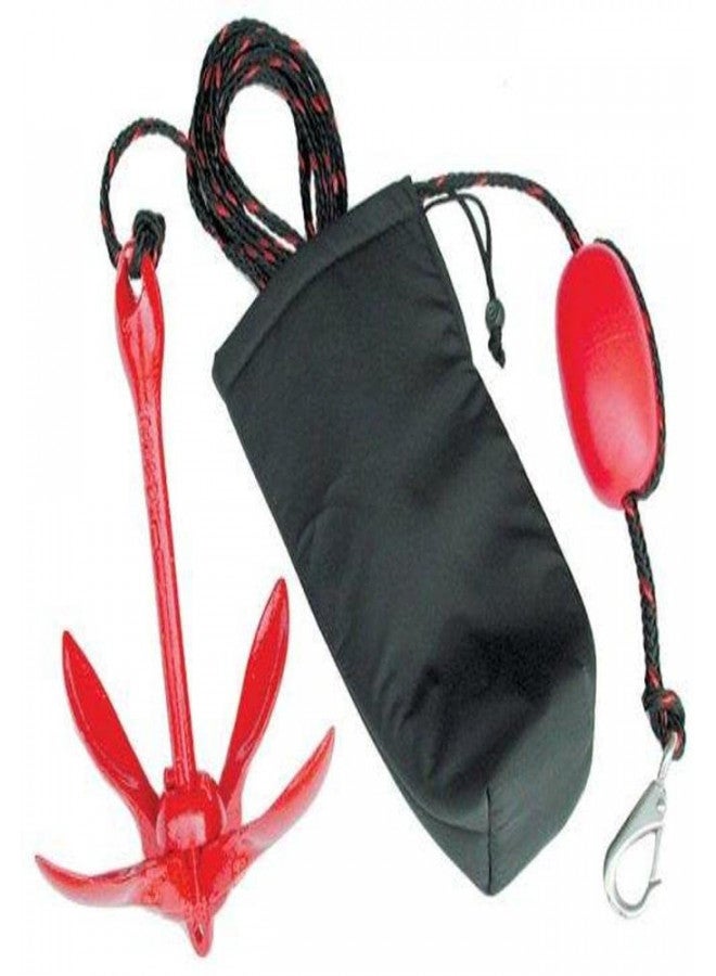 Airhead Complete Grapnel Anchor System , Black , 3.5 LBS, 25' ROPE, A-2 - Image 2