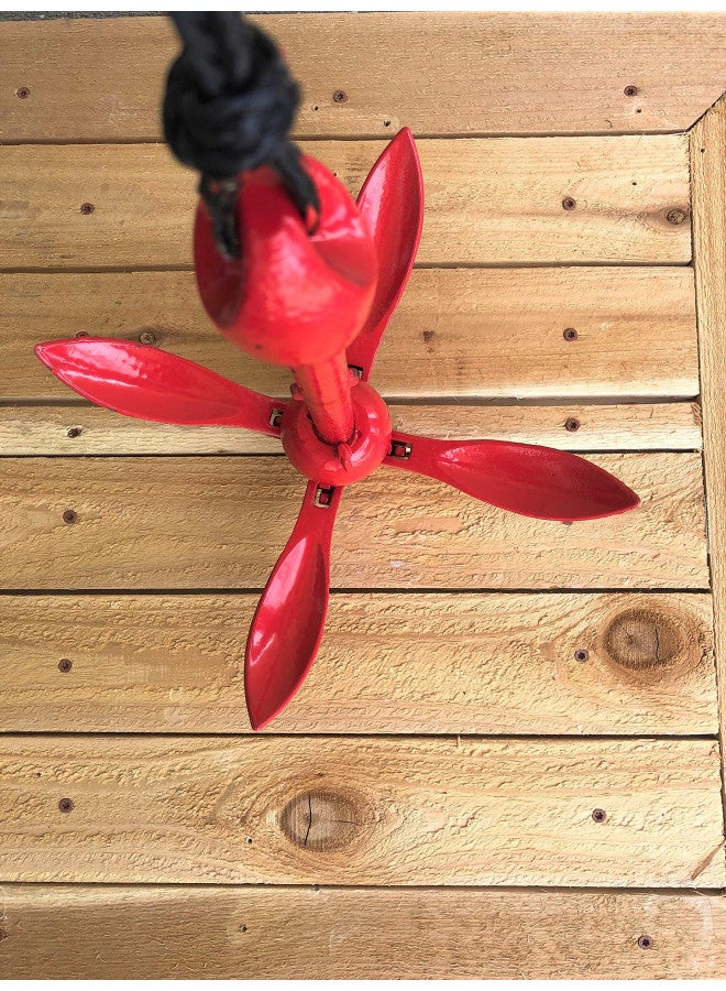 Airhead Complete Grapnel Anchor System , Black , 3.5 LBS, 25' ROPE, A-2 - Image 4