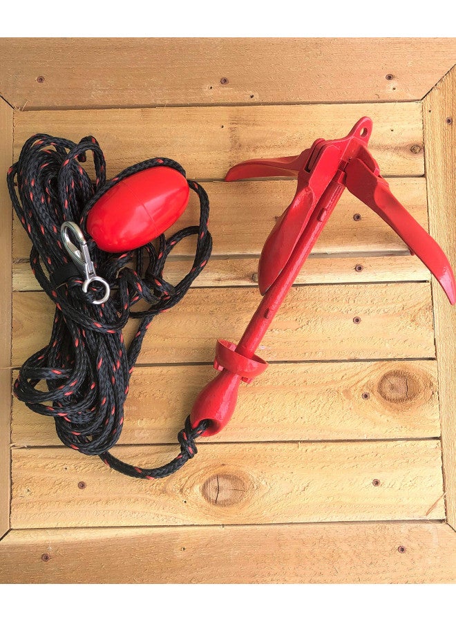 Airhead Complete Grapnel Anchor System , Black , 3.5 LBS, 25' ROPE, A-2 - Image 5
