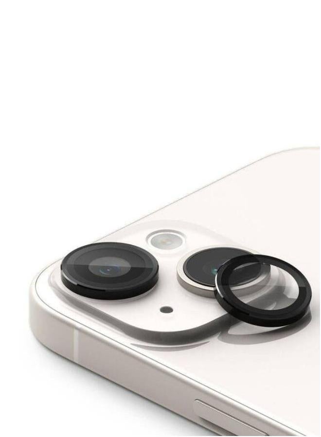 بروماس واقي عدسة الكاميرا لهاتف iPhone 15 Plus غطاء معدني من الزجاج المقوى بحلقة فردية - Image 3