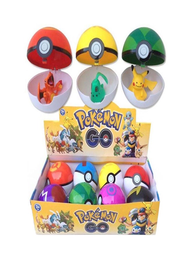 NIBEMINENT Fashion Pokemon Pokeball 6 pcs game toy - Image 1