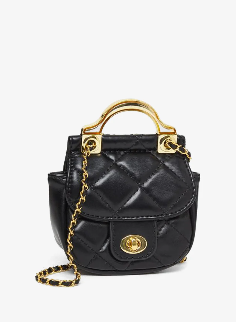 ستايلي Quilted Handbag with Chain Strap
