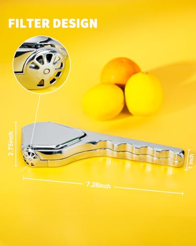 Bagrox Lemon Squeezer, Stainless Steel Lemon Juicer, Manual Juicer for Lemon Citrus Lime Orange, Handheld citrus Squeezer - Image 3