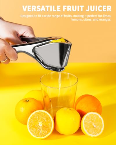 Bagrox Lemon Squeezer, Stainless Steel Lemon Juicer, Manual Juicer for Lemon Citrus Lime Orange, Handheld citrus Squeezer - Image 4