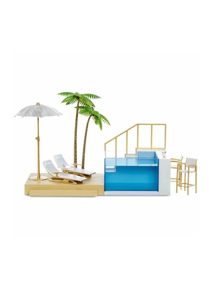 RAINBOW HIGH Color Change Pool & Beach Club Playset - Image 2