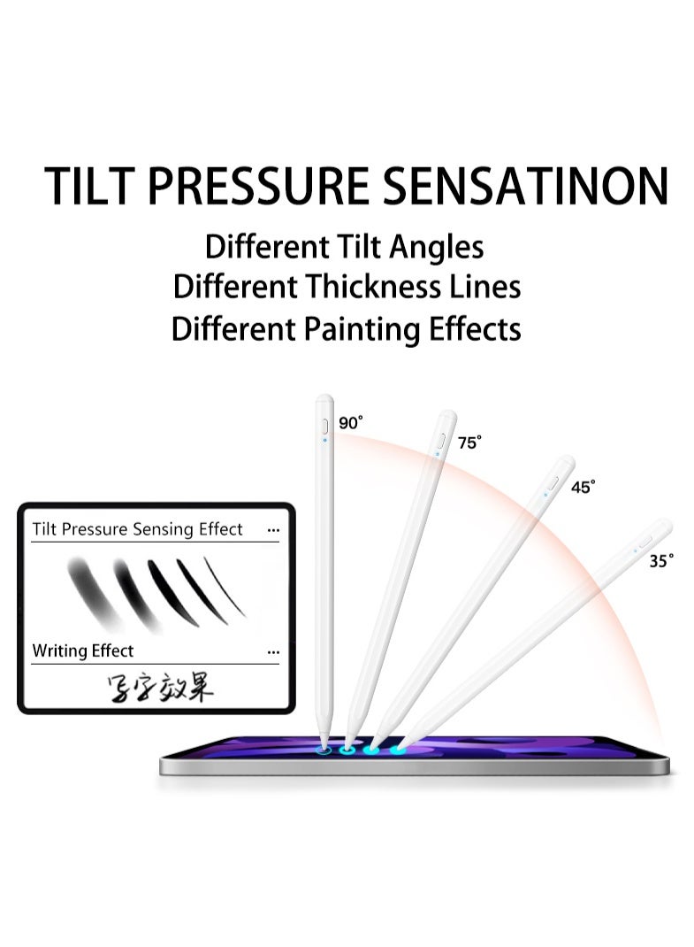 OSALIA Universal Stylus Pen Wireless Active Touchscreen Pen for iOS & Android, Compatible with iPhone, iPad, Samsung & Tablets Fast Charging, Ergonomic Design, Adjustable Tilt & Indicator Lights - Image 5