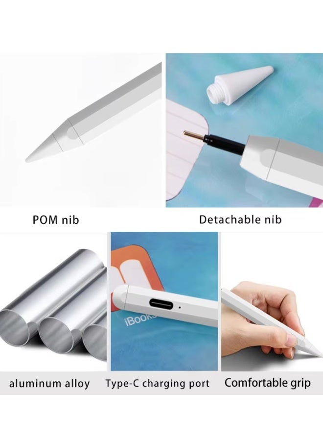 OSALIA Universal Stylus Pen Wireless Active Touchscreen Pen for iOS & Android, Compatible with iPhone, iPad, Samsung & Tablets Fast Charging, Ergonomic Design, Adjustable Tilt & Indicator Lights - Image 3