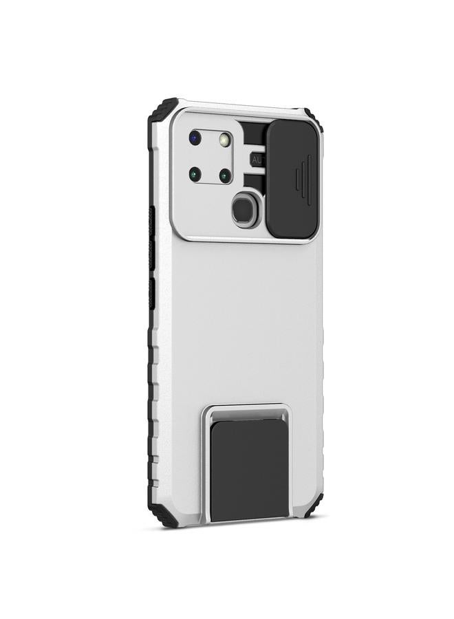 Zaboon Case For Infinix Smart 6 Stereoscopic Holder Sliding Camshield Phone Case - Image 2