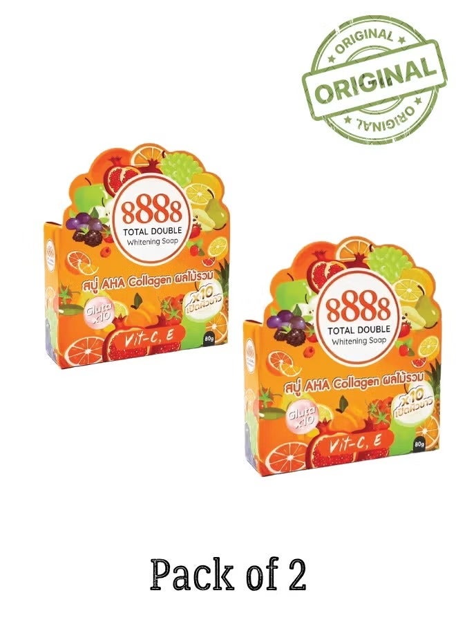 8888 Total Double Whitening Collagen Soap