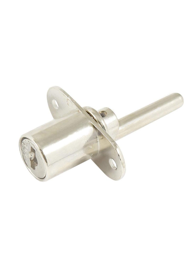 ROBUSTLINE Robustline Central Drawer Lock For 3 Drawers 16.5mm Cylinder Cam Drawer Locks Chrome-Finish Zinc Alloy Replacement - Image 1