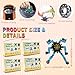 Irvotbes Transformable Fidget SpinnersPrizes for Kids Classroom Funny Stress Relief Sensory Fidget ToysDeformable Chain DIY Robot Fingertip Gyros Toys Party Favors for Kids and Adults 36PCS - Image 4