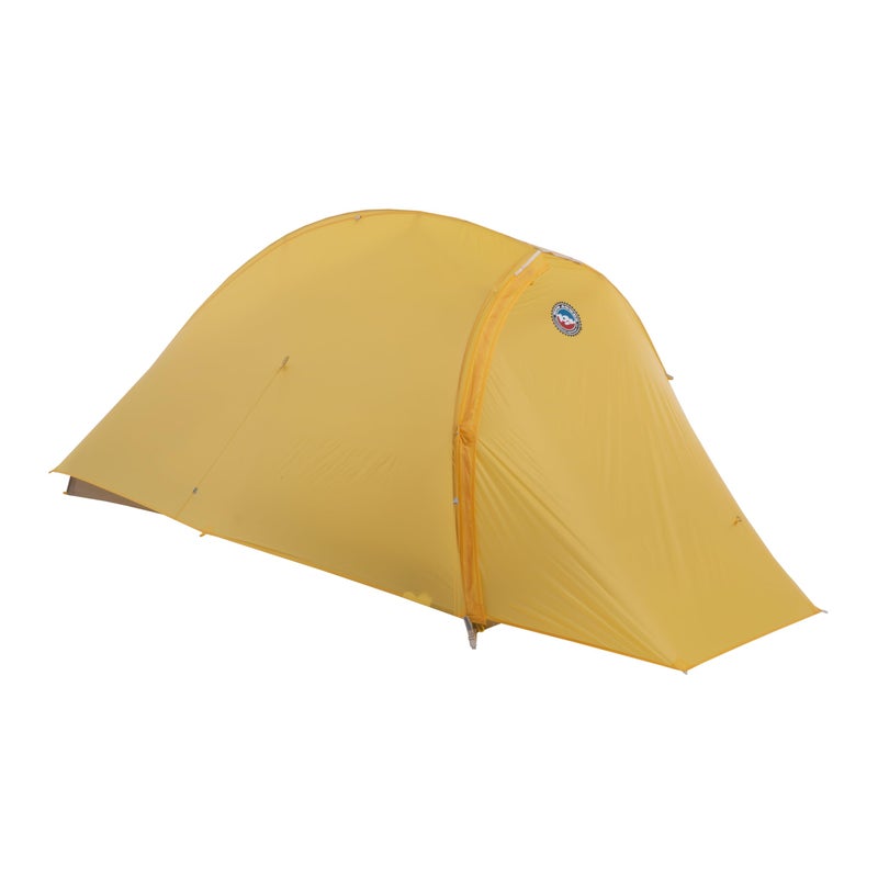 Big Agnes Fly Creek HV UL Bikepack Bikepack Solution DyePacking Tent 1 Person YellowGreige