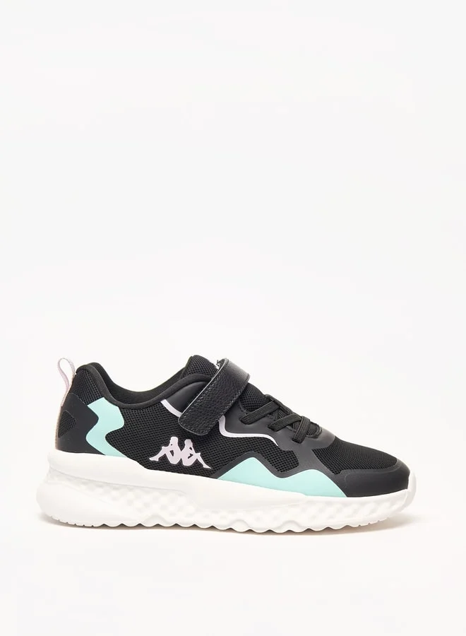 Kappa Girls' Logo Detail Sports Shoes with Hook and Loop Closure
