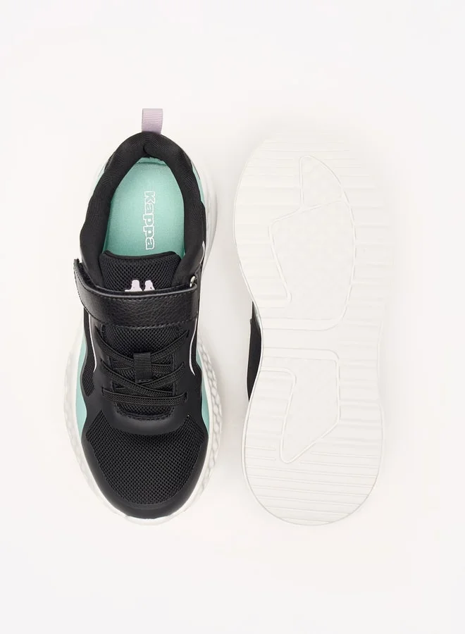 Kappa Girls' Logo Detail Sports Shoes with Hook and Loop Closure