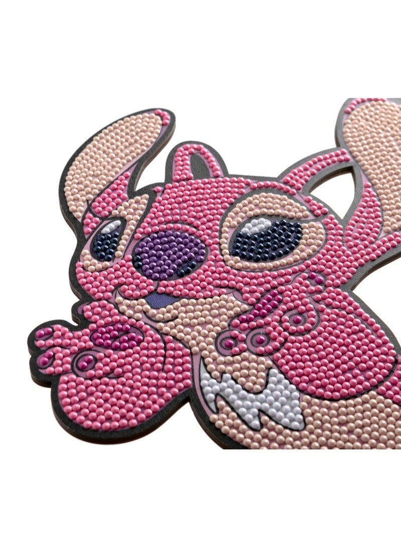Craft Buddy طقم حرفة كريستال فنون ديزني ستيتش أنجل XL، تمثال MDF بحجم 25 سم - Image 2