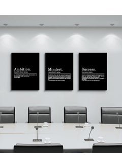 Inspirational Canvas Painting Wall Art - ART - Mindset Quotes Prints, Black Large Wall Art, Motivational Wall Art, Success, Ambition Quotes Office Decor, Framed Positive Quotes Wall Poster - pzsku/Z01C1466AEF5AAE8FEBBBZ/45/_/1730276925/62941dc3-a20b-435b-b3df-a823787a635e