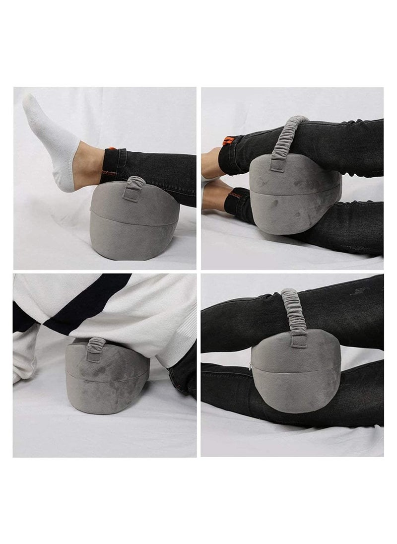 Y&D - Knee Pillow for Pregnancy, Sciatica Pain Relief, Lower Back Pain, Leg Hip and Joint Memory Foam Cushion Side Sleepers with Elastic Strap - Image 1