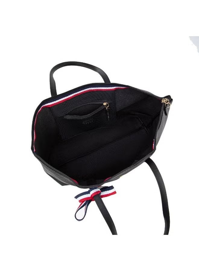 Tommy Hilfiger Denim Tommy Hilfiger Women's Tote Bags, Classic Fashion Versatile Signature Tape Large Capacity Shoulder Bag Handbag for Travel, Work, Gym, - Image 5