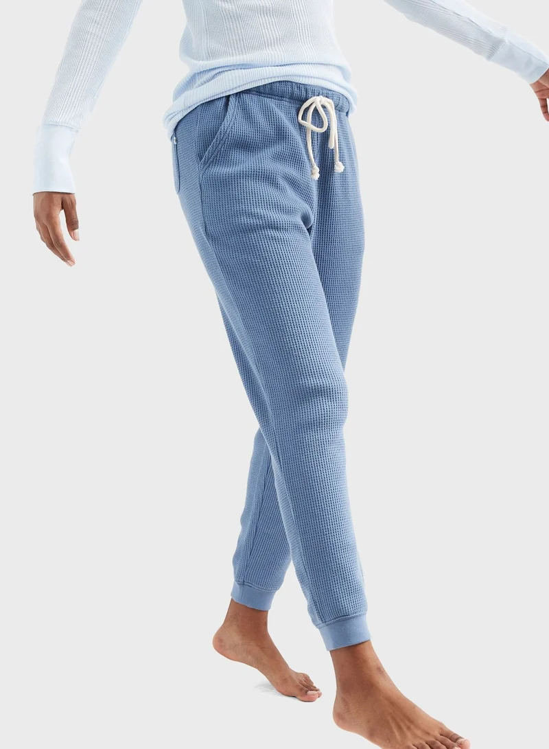 Aerie High Waist Cuffed Sweatpants