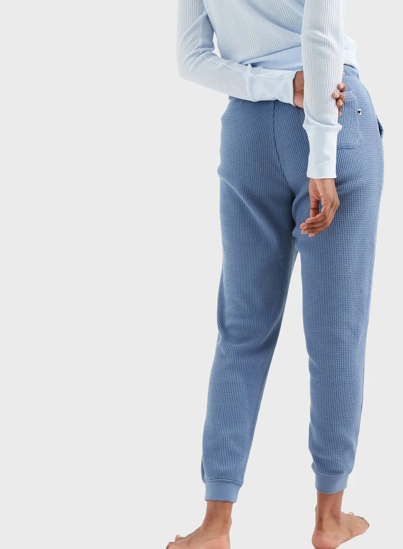 Aerie High Waist Cuffed Sweatpants