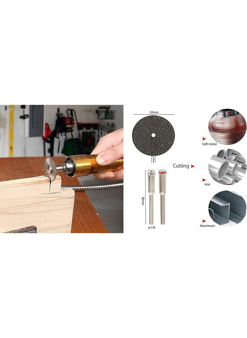 DIY Crafts DIY Crafts CTDIYHI53233 Rotary Tool Set Grinding Wheel Circular Woodworking Diamond Cutting Disc Mini Accessories Drill Multifunction Sanding Pack  - Image 5