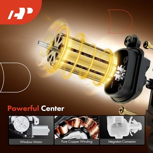 A-Premium Eelectric Power Window Regulator with Motor Compatible with Toyota Corolla Sedan 1998-2002 Front Driver Side - Image 4