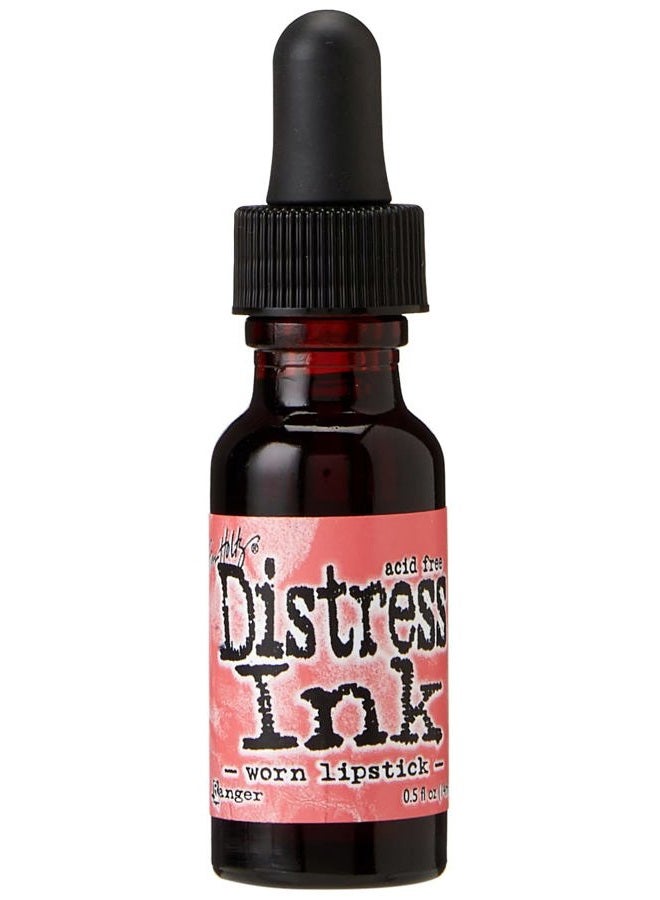 Ranger Tim Holtz Distress Ink Reinker 1/2-Ounce, Worn Lipstick  - Image 1