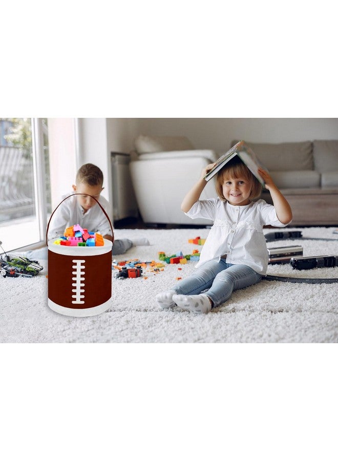ESSME Football Basket,Kids Basket for Football Decor,Boys Baskets,Easter Gifts for Girls and Boys,Easter Basket Empty.(Football) - Image 4