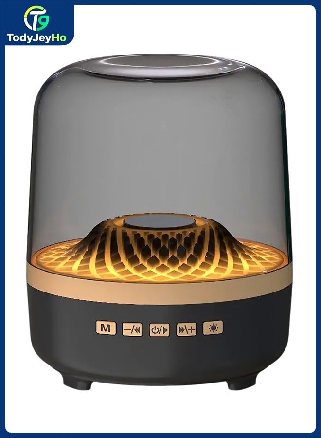 TodyJeyHo 4th generation wireless Bluetooth speaker, Portable Mini Bluetooth Speaker with RGB Light, Bluetooth 5.3, USB/TF card playback, Portable speakers for listening to music, watching TV dramas, and traveling. - Image 1