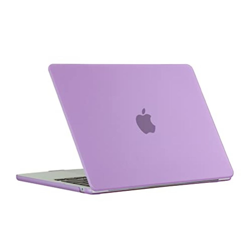 Se7enline Compatible with M2/M3/M4 MacBook Air Case 2022-2025 13 inch M2/M3/M4 Chip for 13.6 inch Model A2681/A3113/A3240 Matte Finish Laptop Hard Shell Case with Keyboard Cover Skin, Light Purple - Image 5