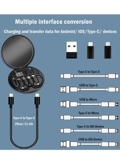 General USB to USB-C Adapter, USB C Charging Cable Adapter Kit Contains Multiple OTG Adapters for USB Type C/USB A/USB C Male Cable/Micro USB/Lighting, Equipped with SIM Extractor/SIM Slot/Phone Holder  - Image 4