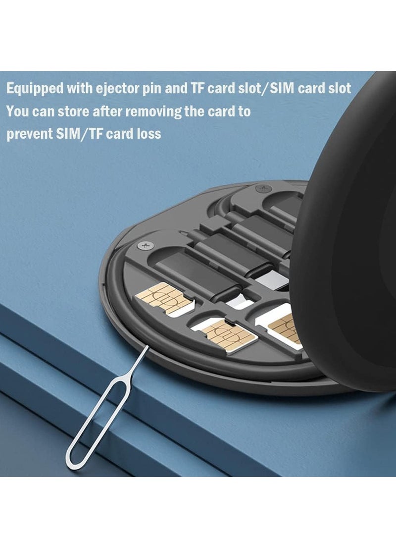 General - USB to USB-C Adapter, USB C Charging Cable Adapter Kit Contains Multiple OTG Adapters for USB Type C/USB A/USB C Male Cable/Micro USB/Lighting, Equipped with SIM Extractor/SIM Slot/Phone Holder - Image 1